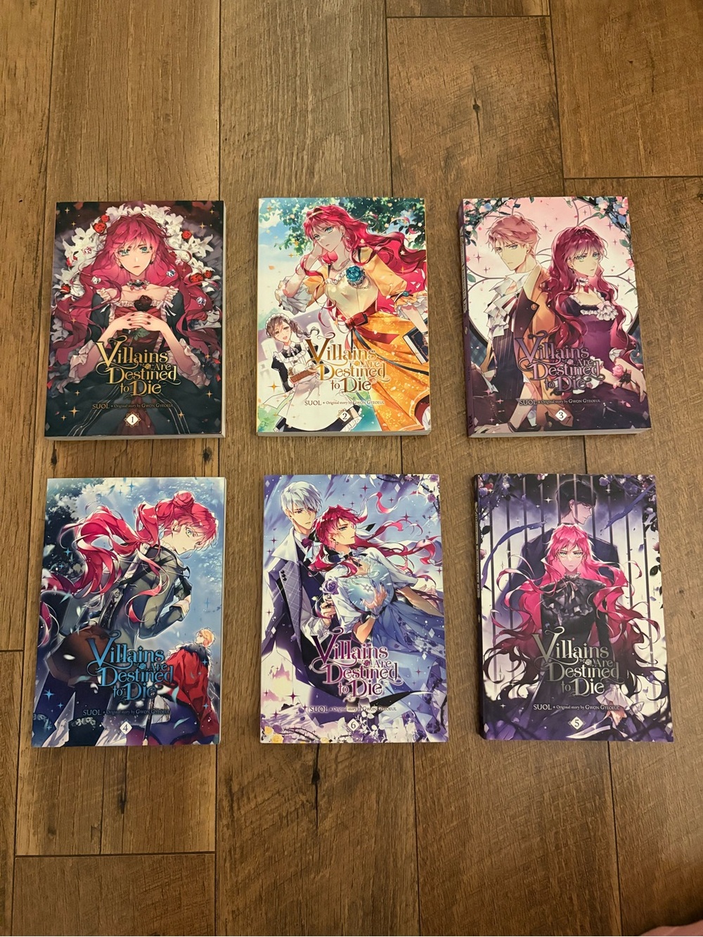 Villains Are Destined to Die Book Set - 1-6
